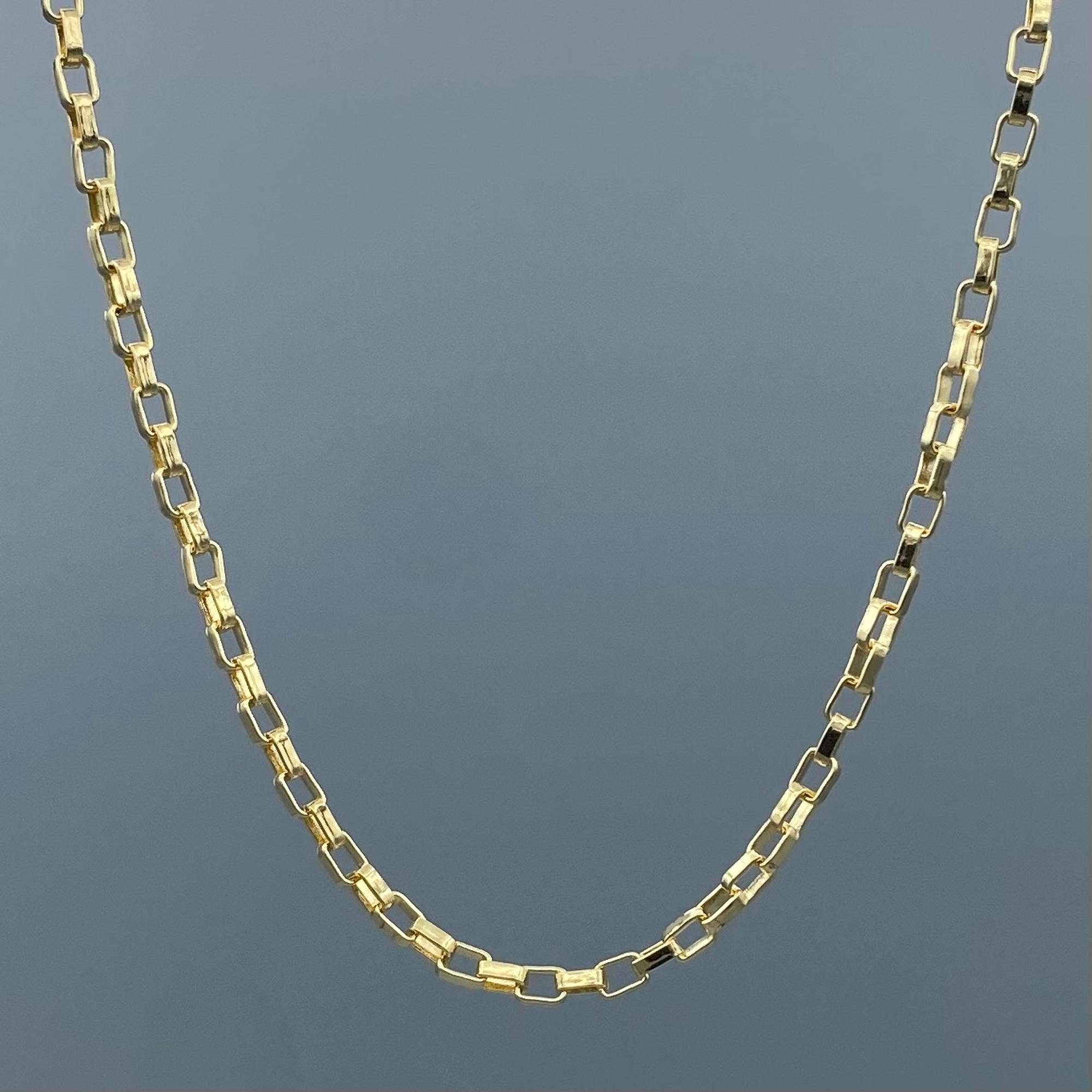 2.5mm Gold-filled Elongated Box Chain