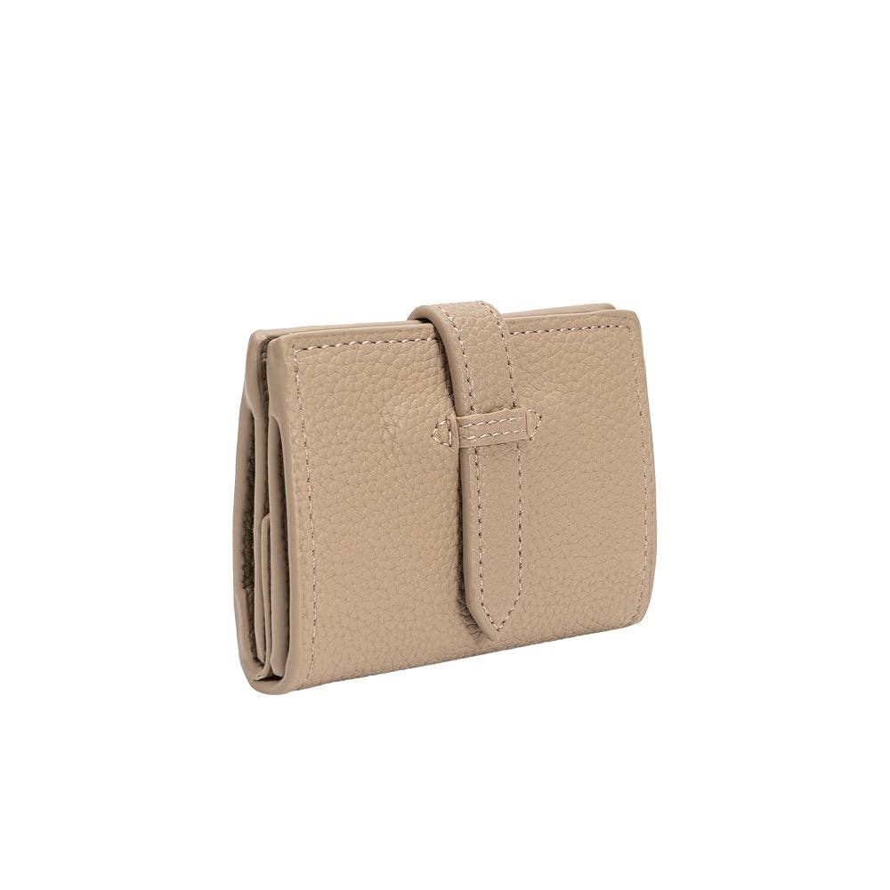 Pria Tan Vegan Leather Wallet