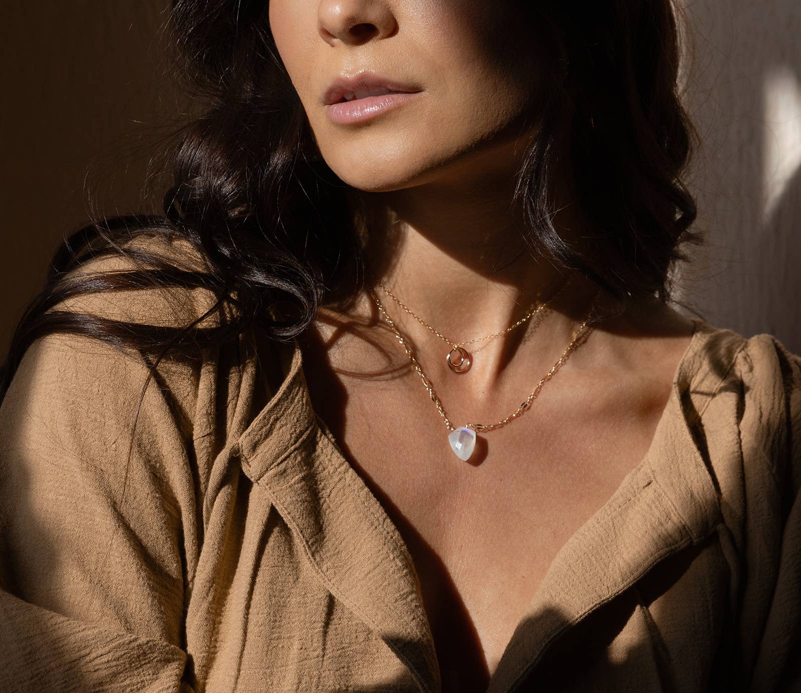 Eclipse Necklace in 14k Gold Fill