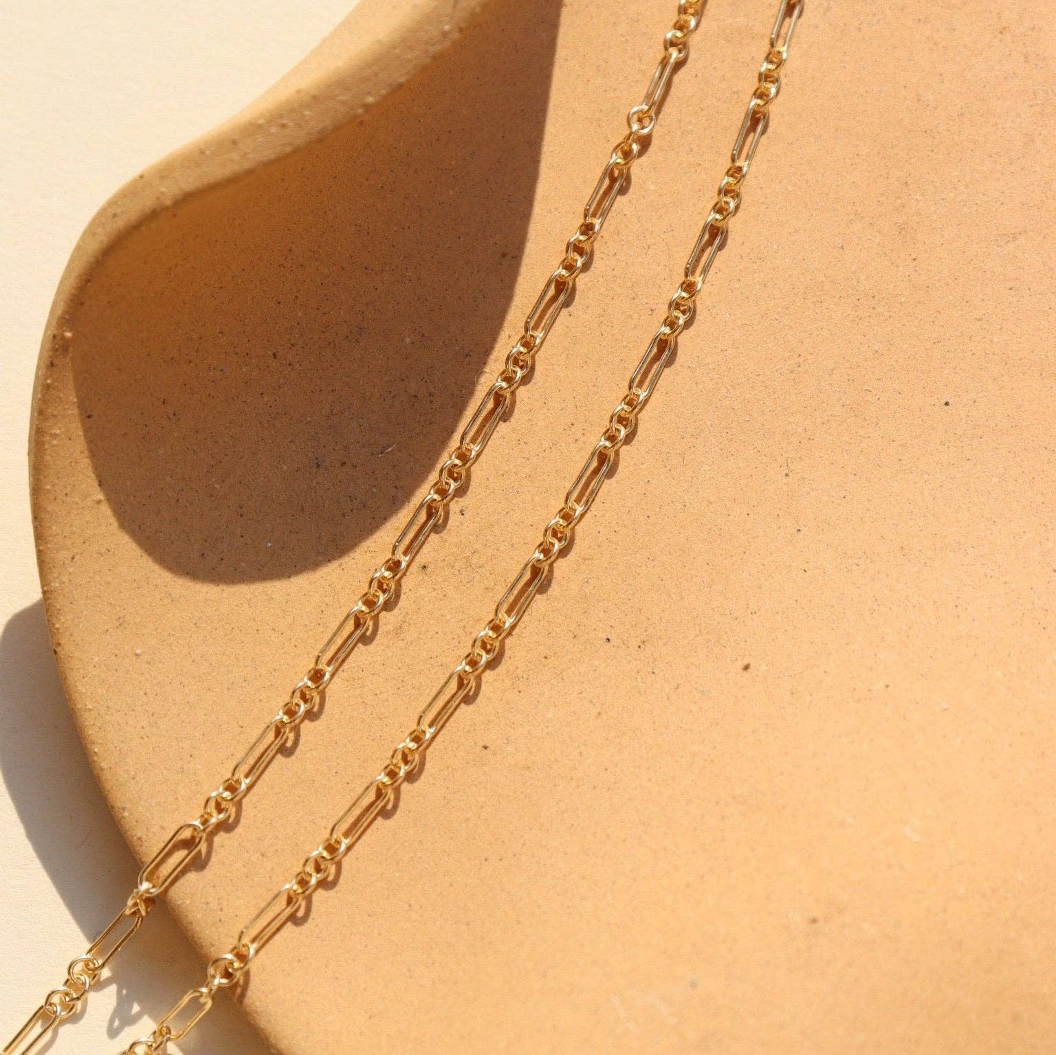 Callie Chain Necklace in 14k Gold Fill