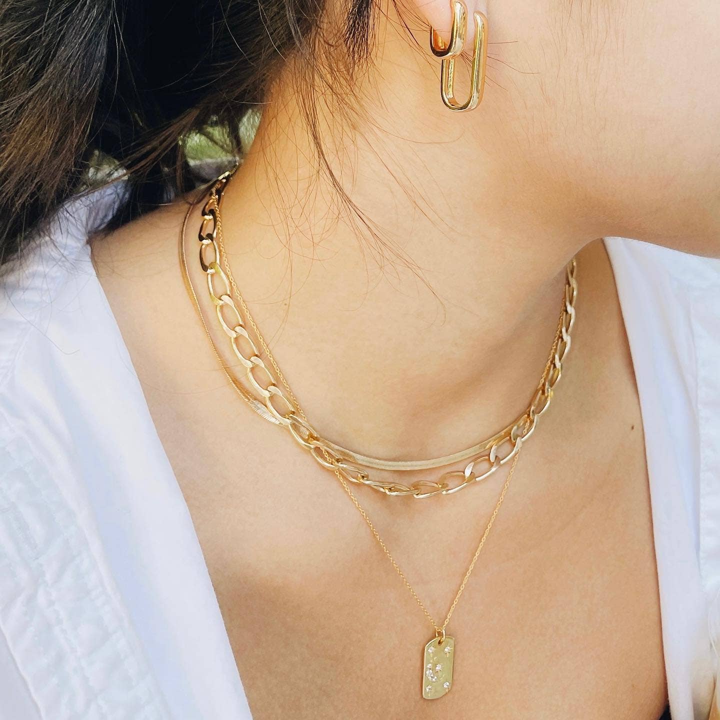 6.5mm Gold-filled Oval Link Chain