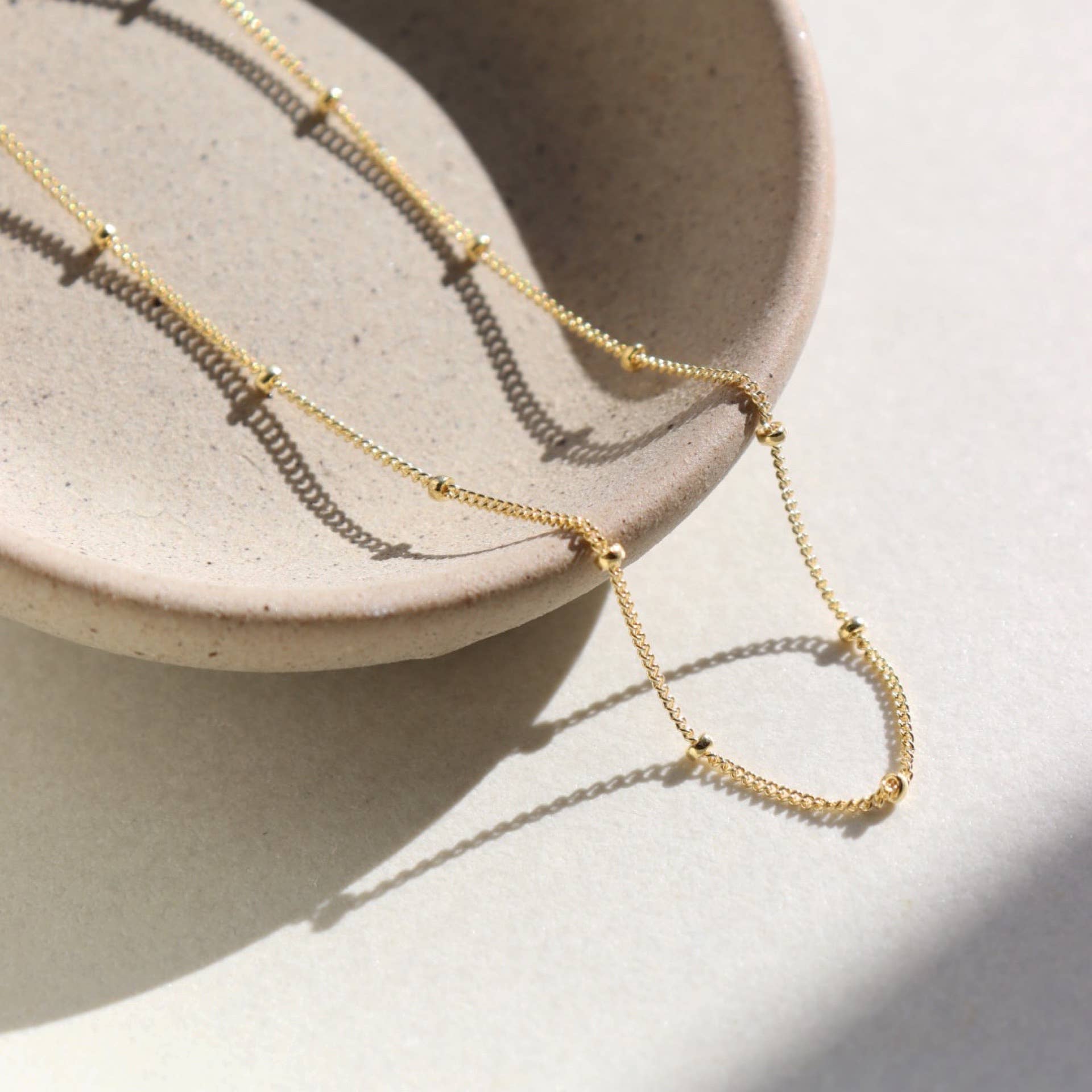 Polka Dot Chain in 14k Gold Fill
