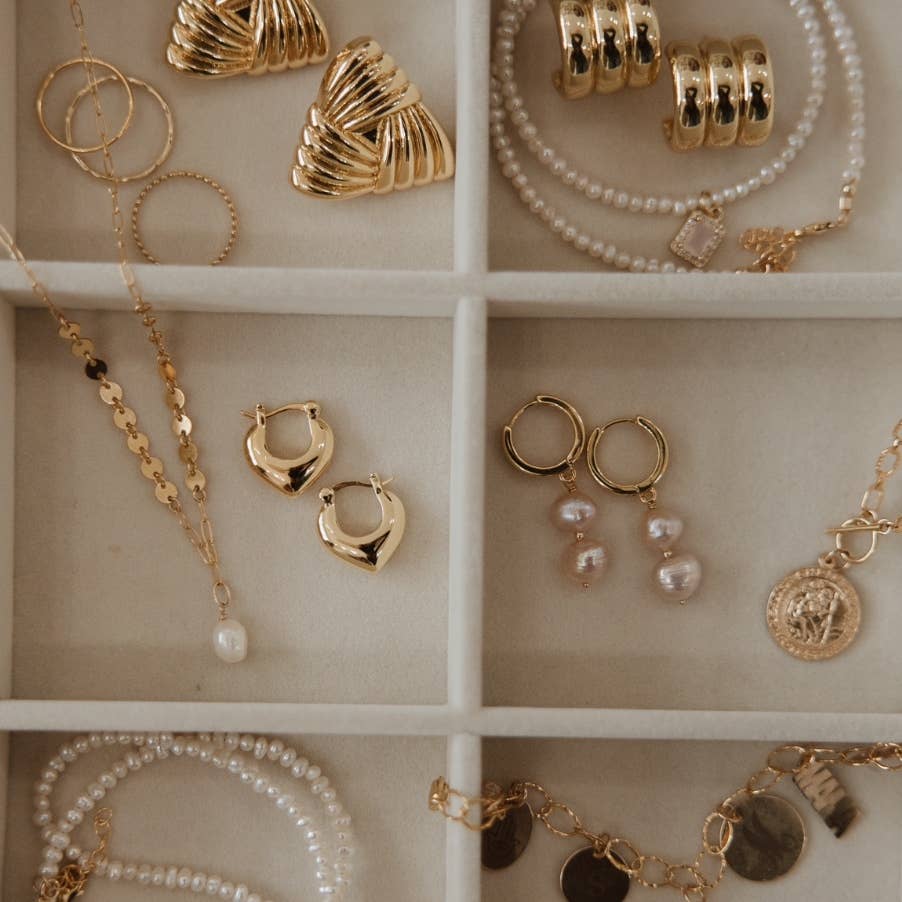 Heartthrob Hoops Earrings Gold Filled