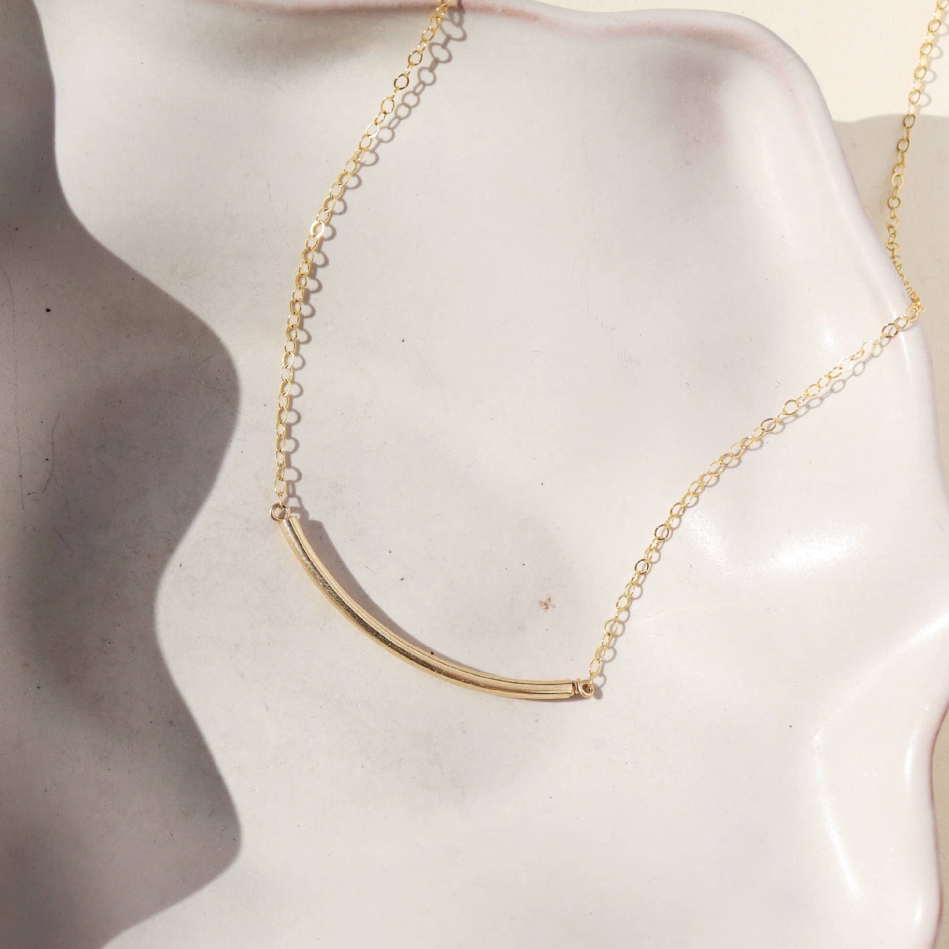 Minimal Necklace in 14k Gold Fill
