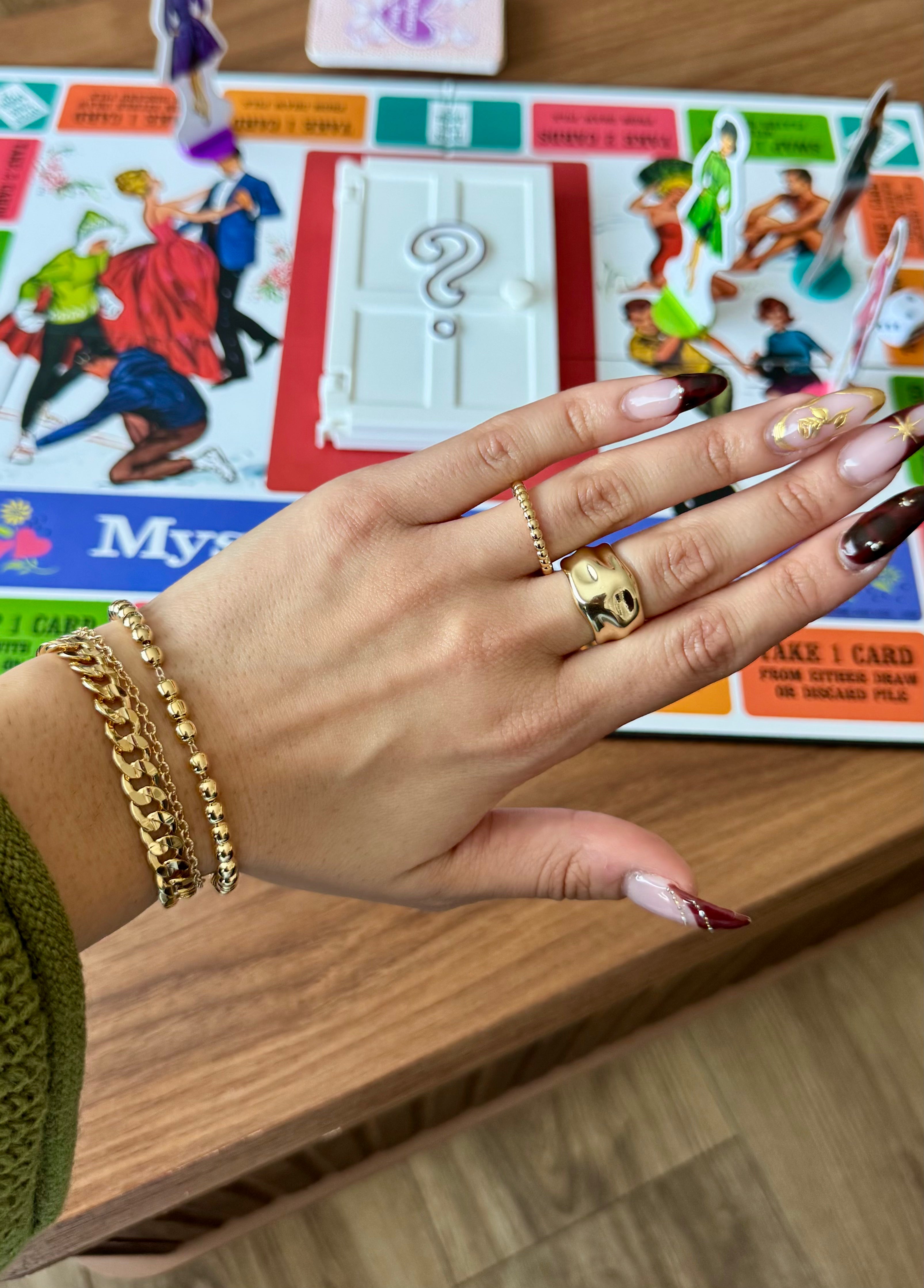 18k Gold Filled Unisex Chunky Cuban Bracelet