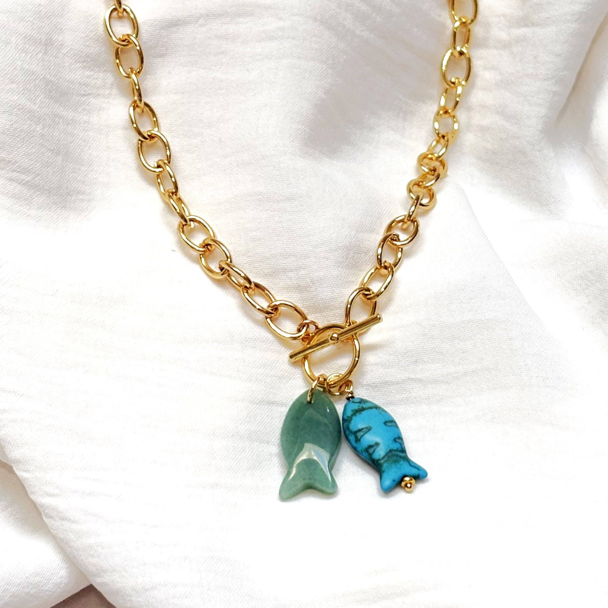 Shay Fish Toggle Necklace
