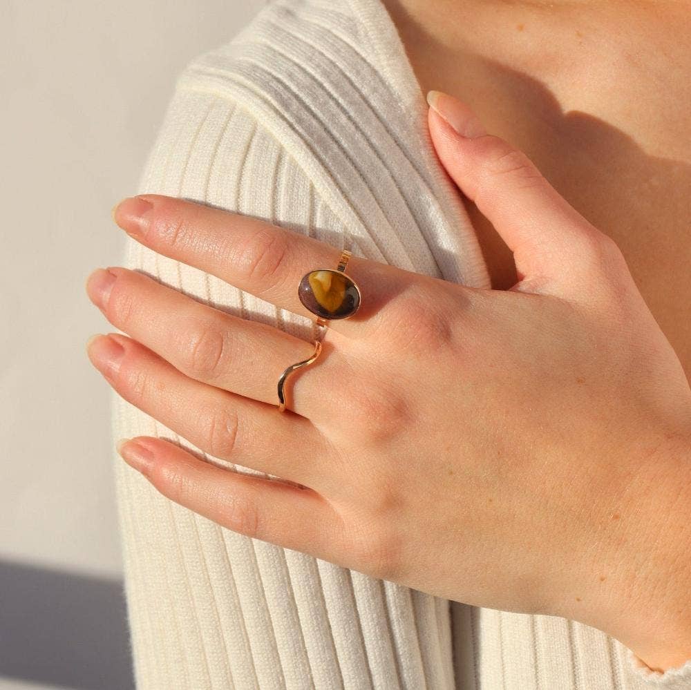 Plunge Ring in 14k Gold Fill