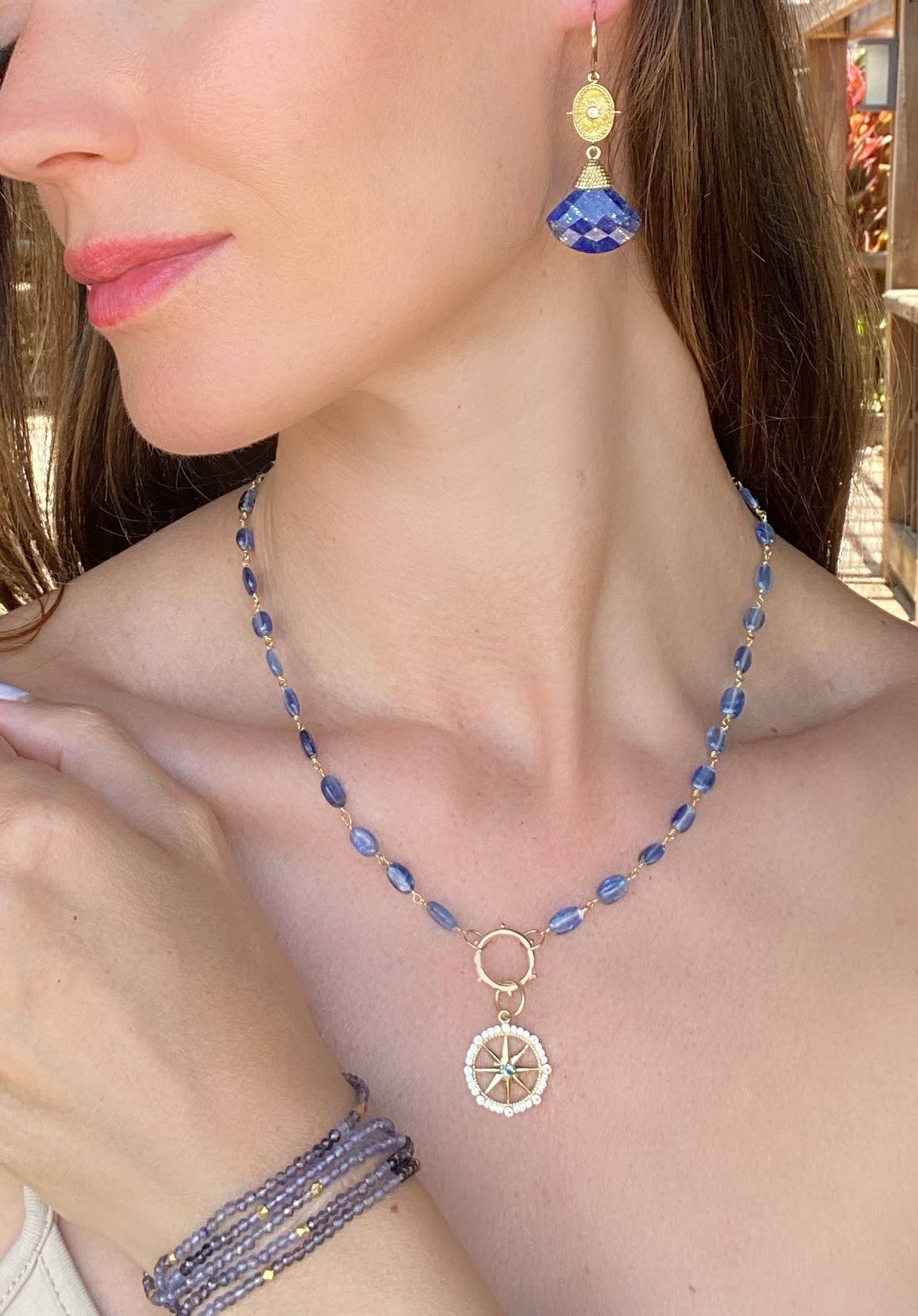 Gemstone Sparkle Wrap - Iolite