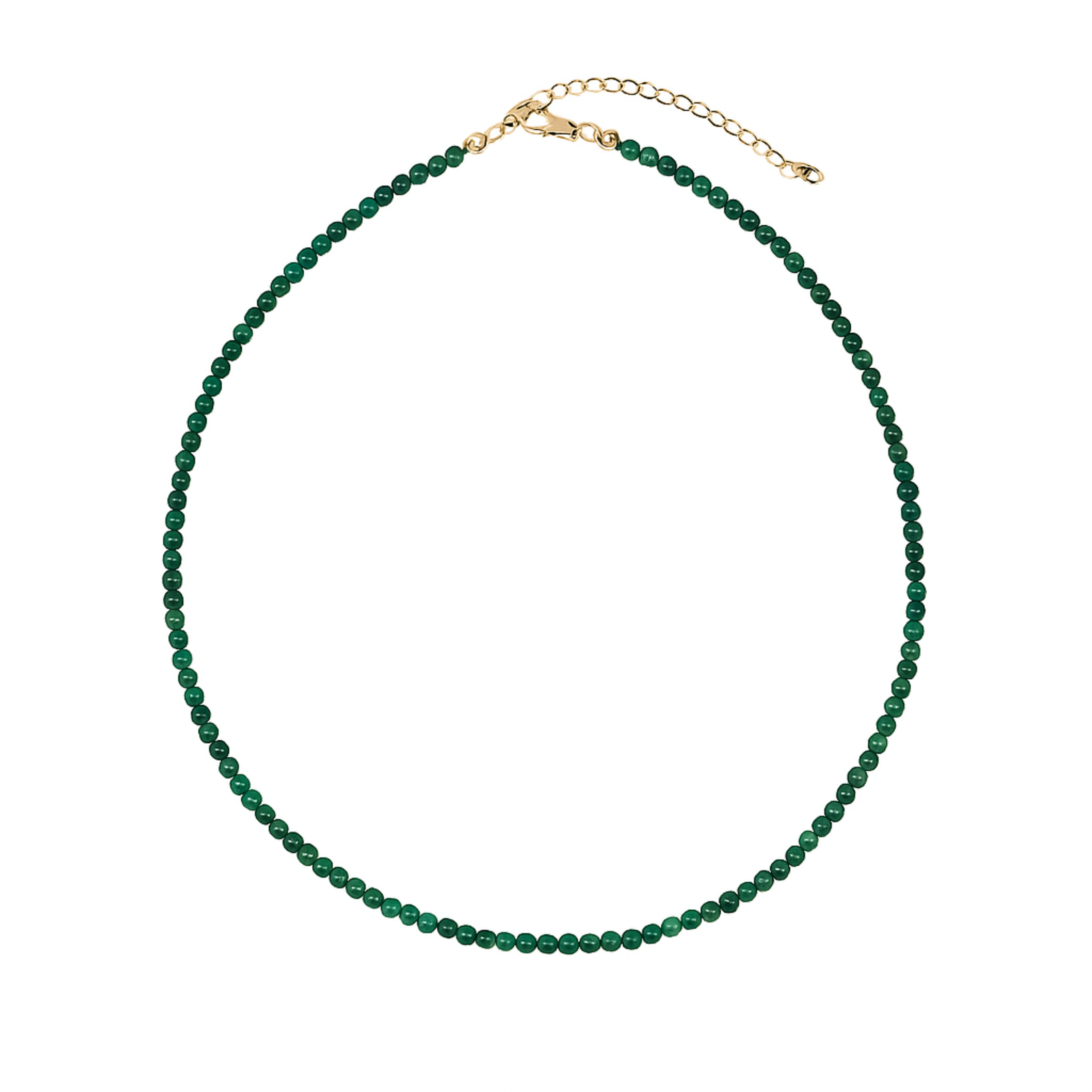 Natural Stone Beads Single Strand Necklace