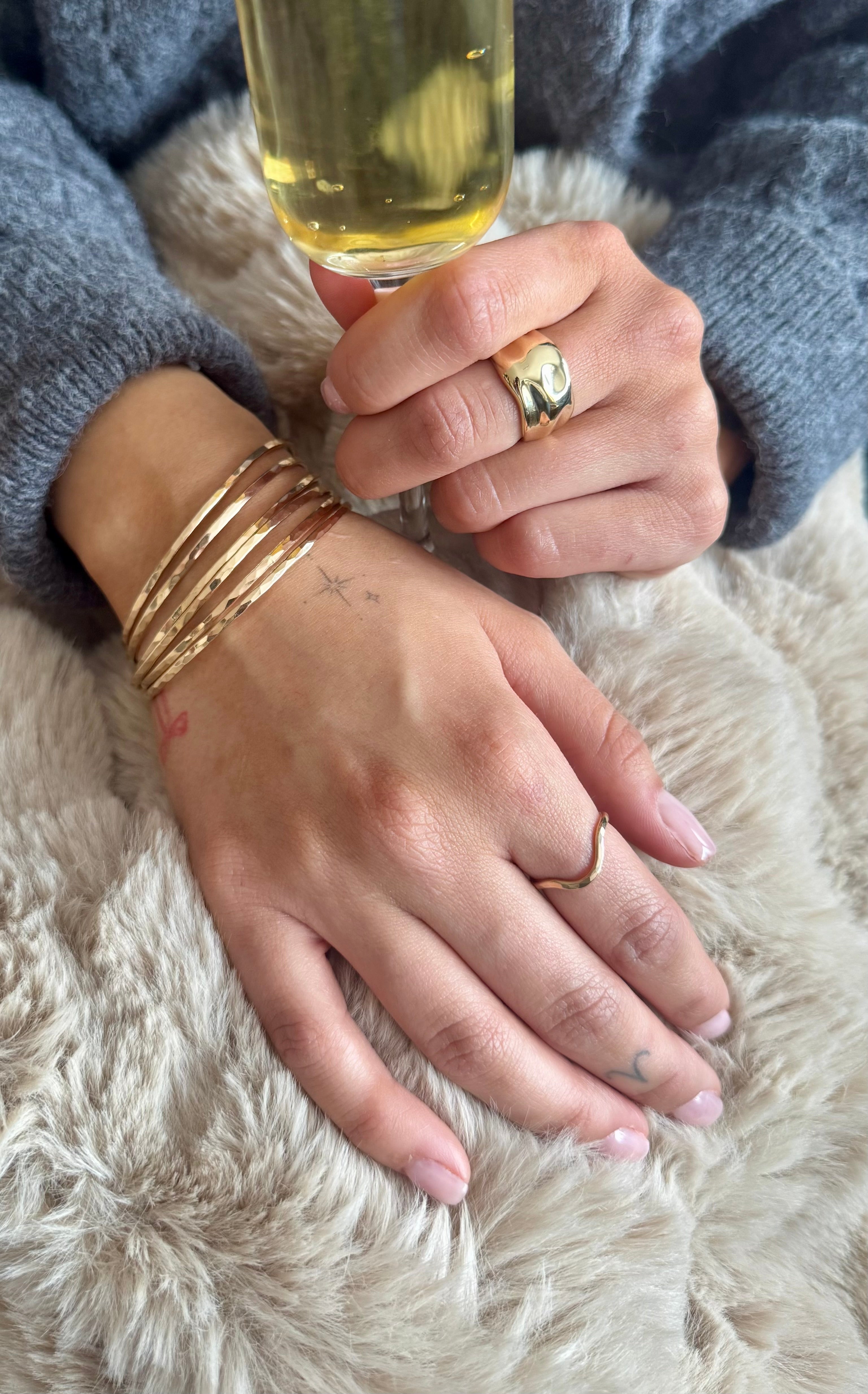 Plunge Ring in 14k Gold Fill