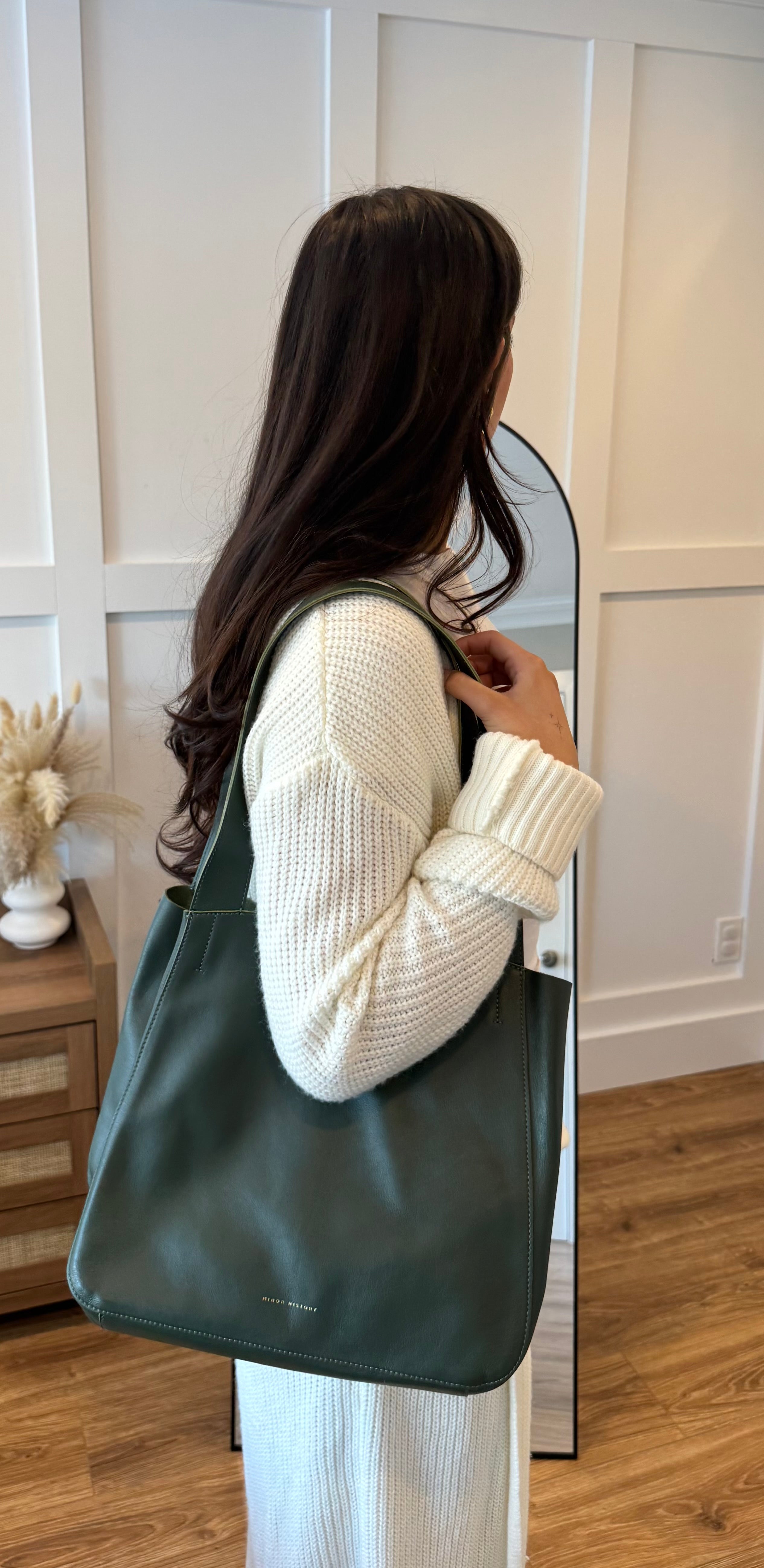 The Times Tote - Evergreen