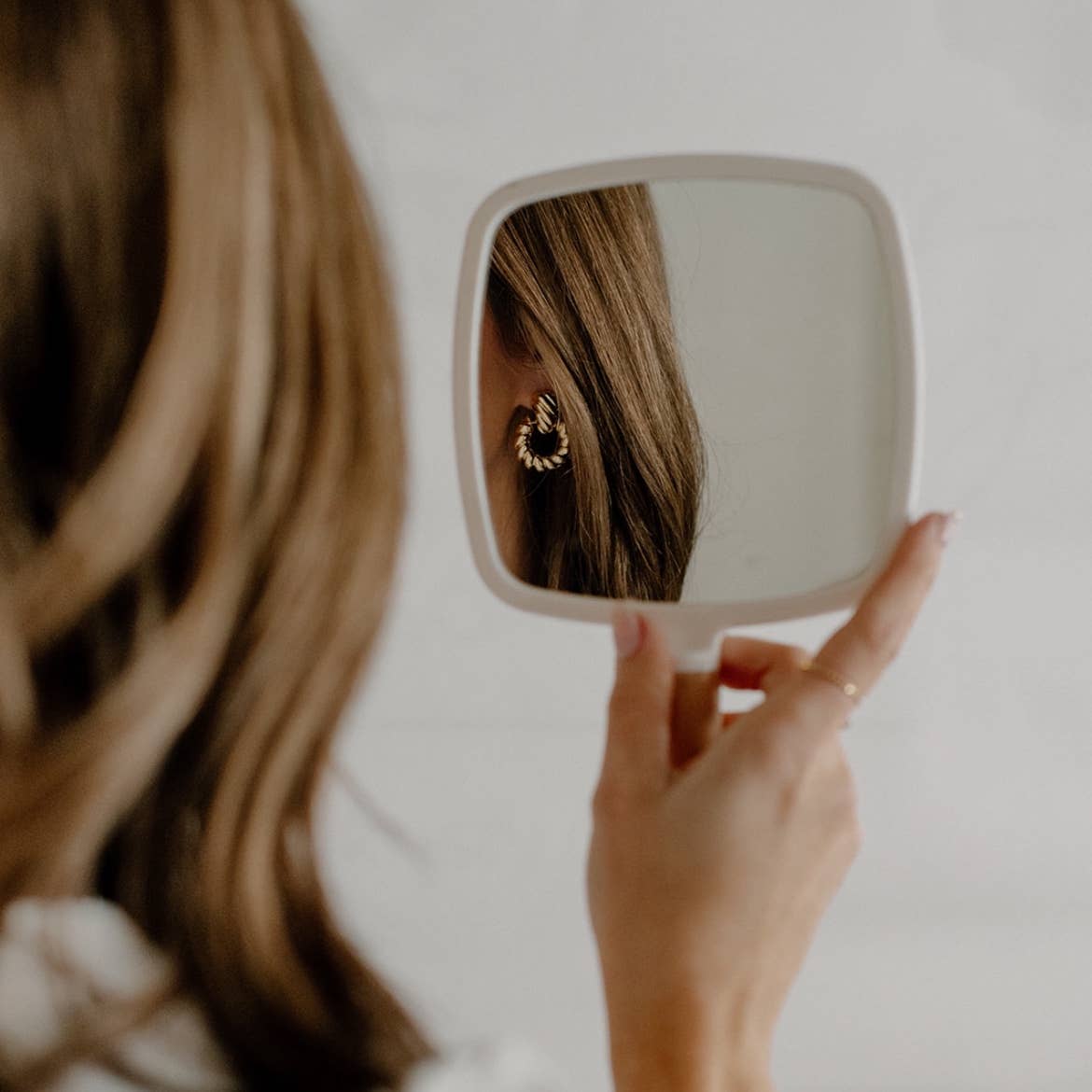 Old City Croissant Gold Filled Earrings