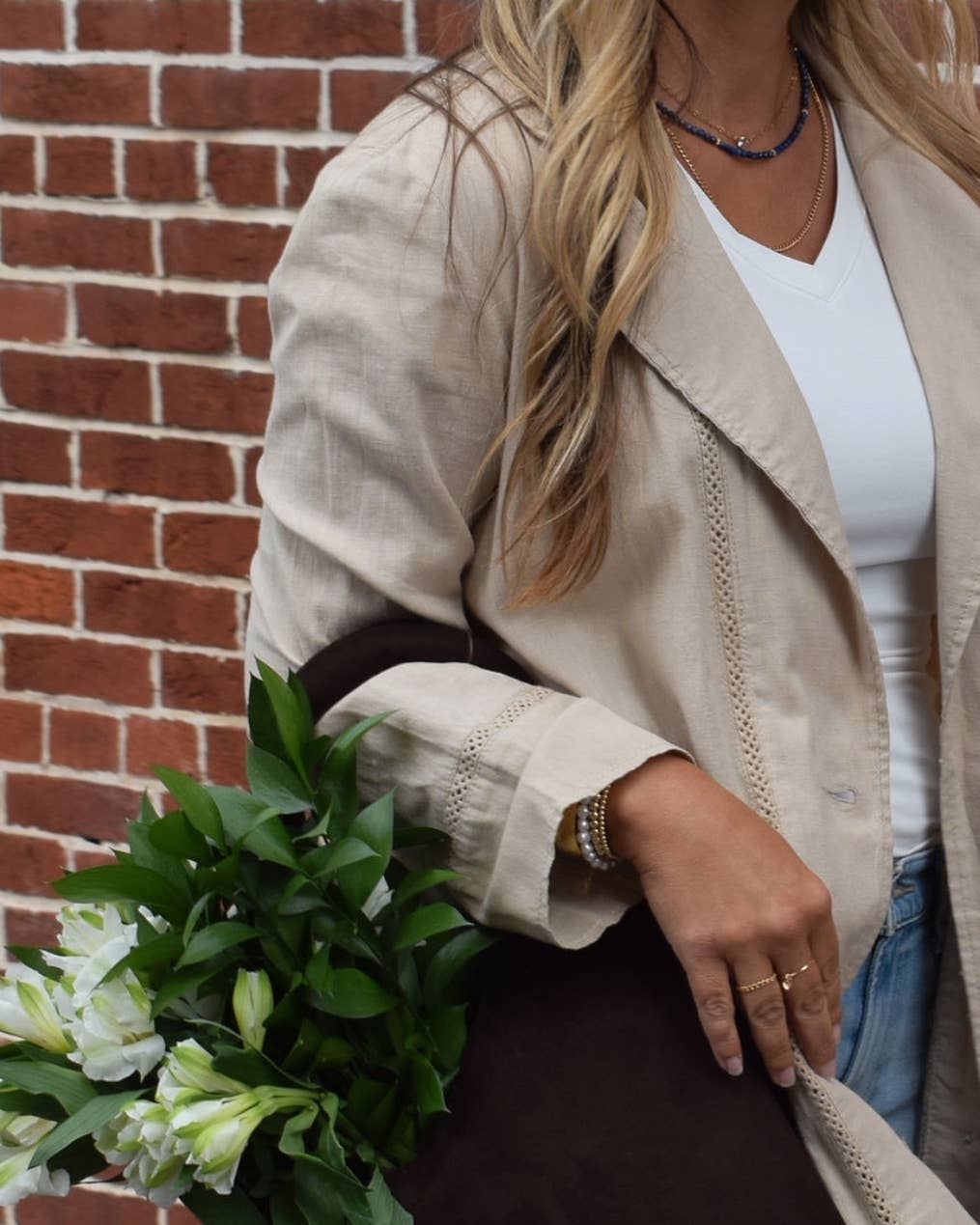 Rhodes Lapis Lazuli Gemstone Beaded Necklace Gold Filled