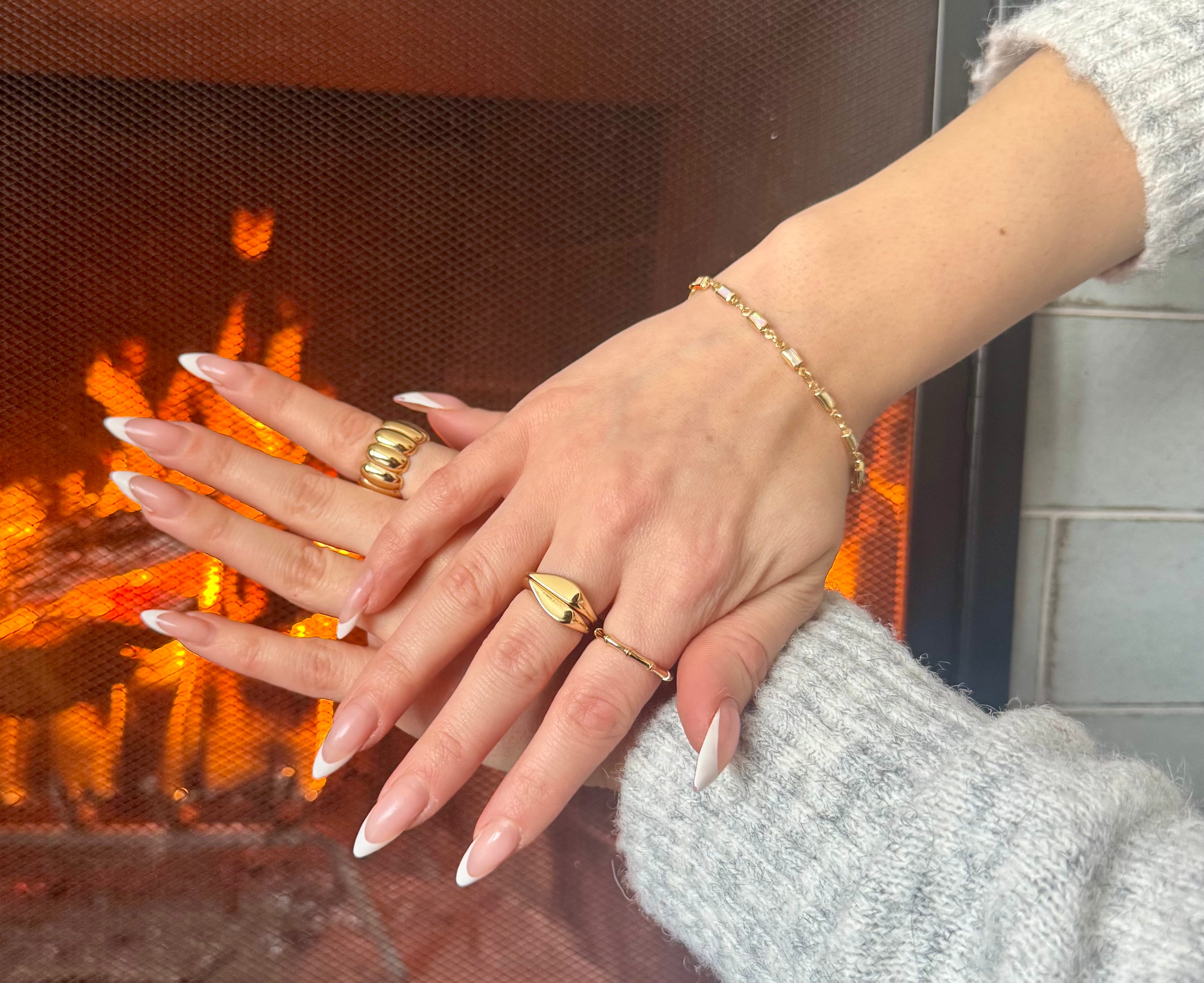 18k Gold Filled Opal Bracelet