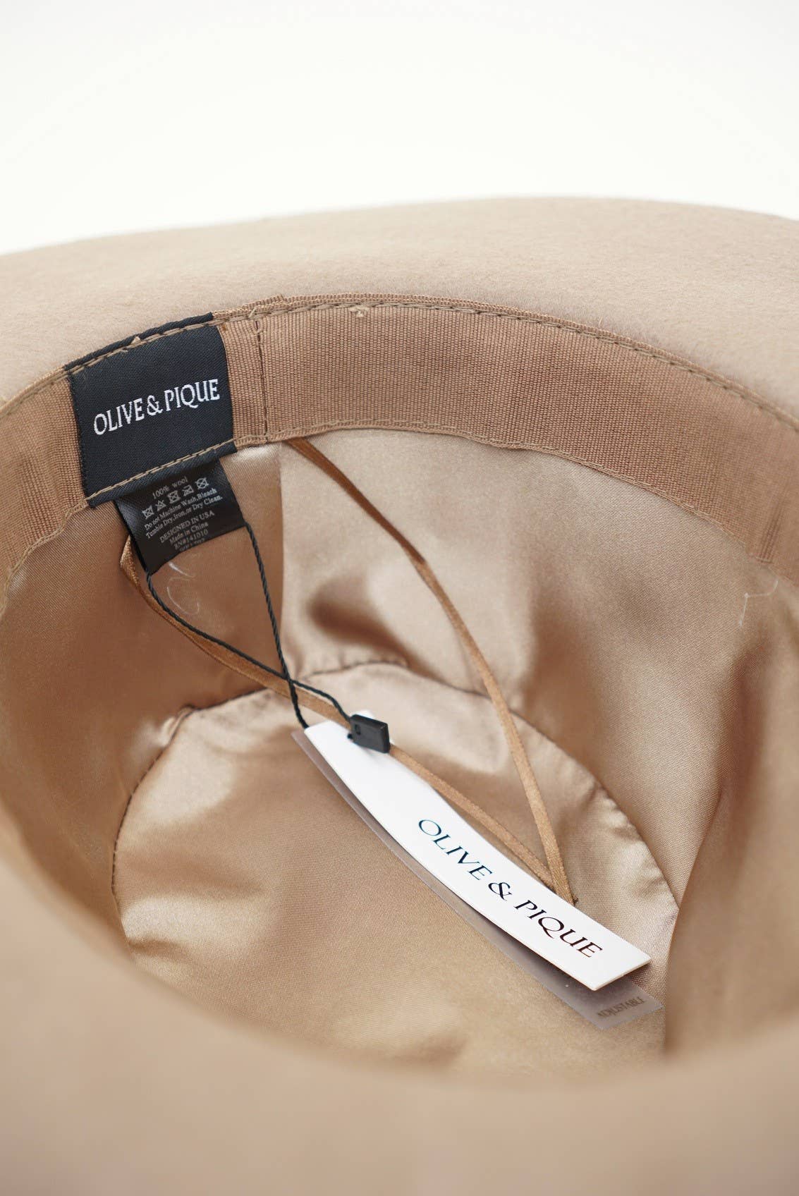 Bejeweled Glitz Travel Friendly, Packable 100% Wool Felt Rancher, Adjustable, Pecan