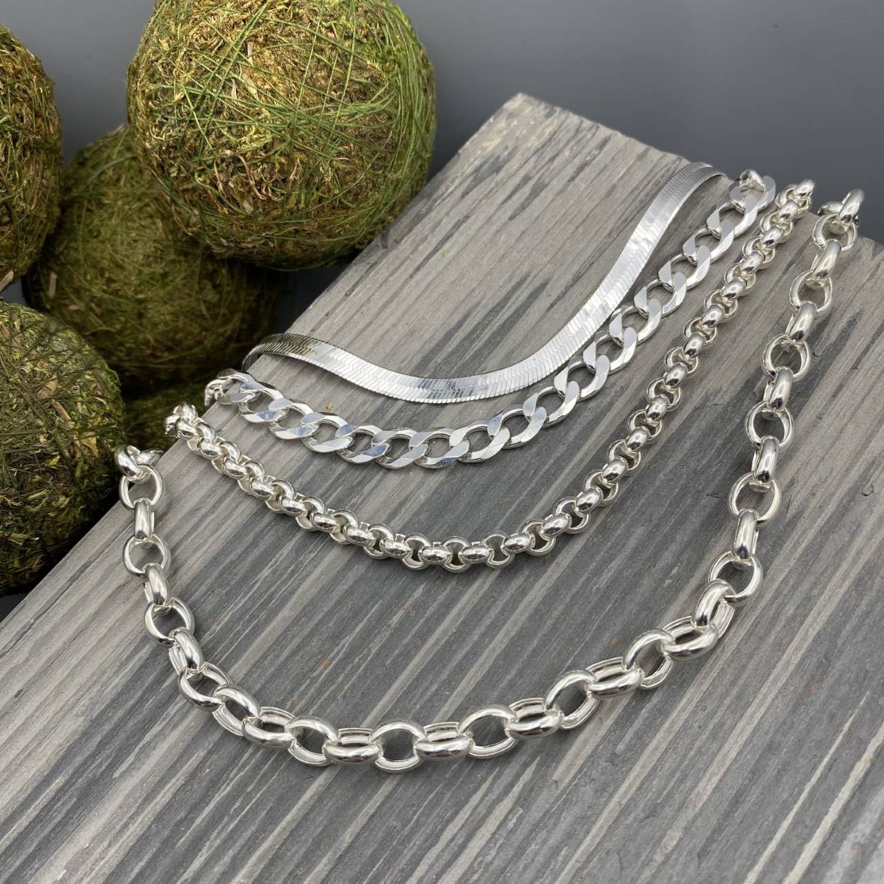 4.4mm Sterling Silver Rolo Chain