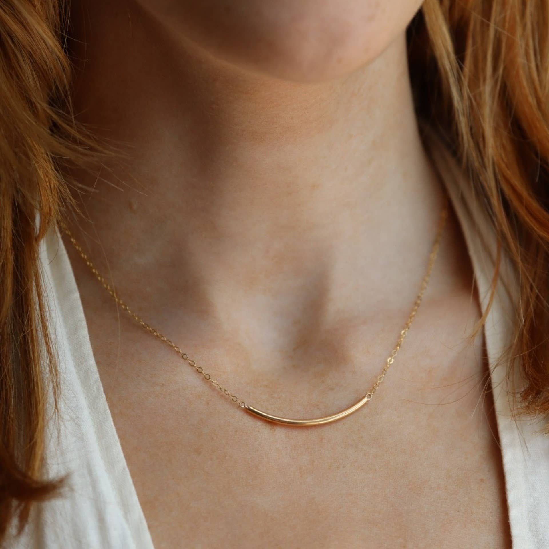 Minimal Necklace in 14k Gold Fill