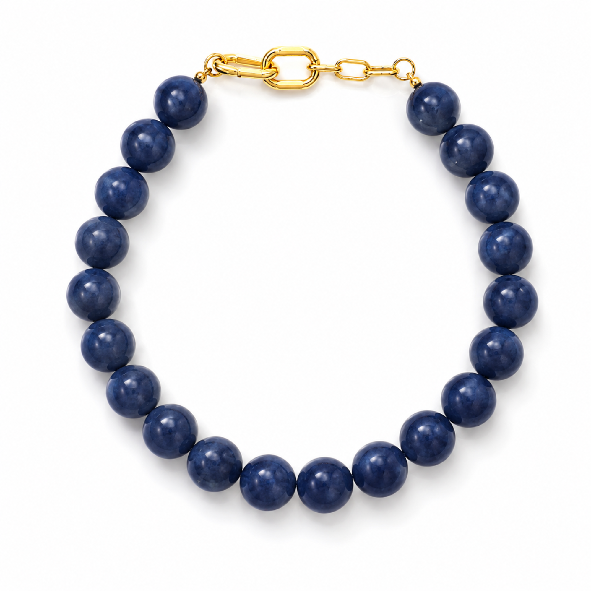 Beaded Color Gumball Statement Necklace