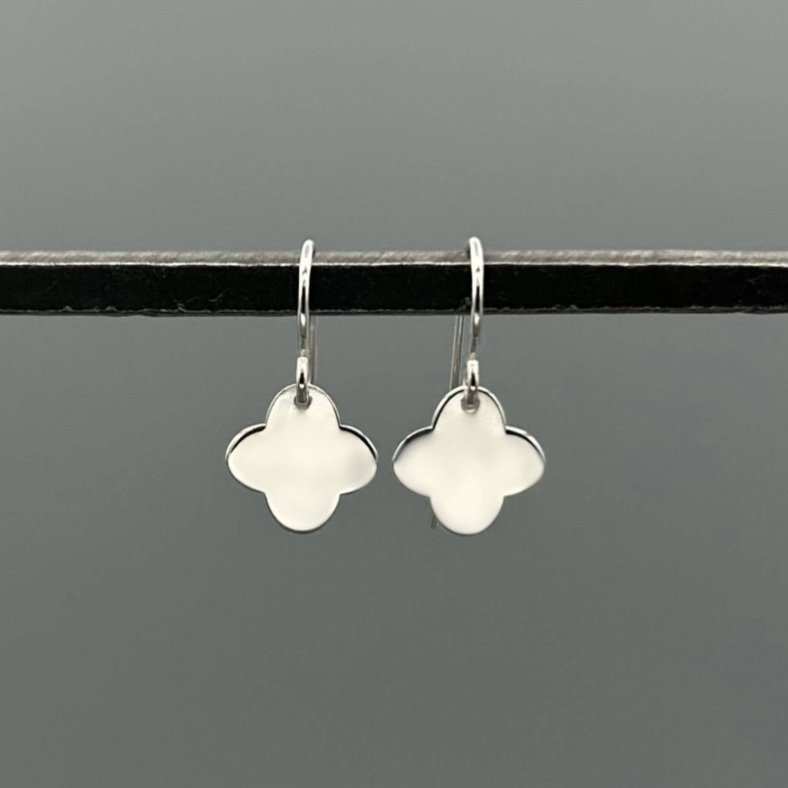 Silver Clover Earrings