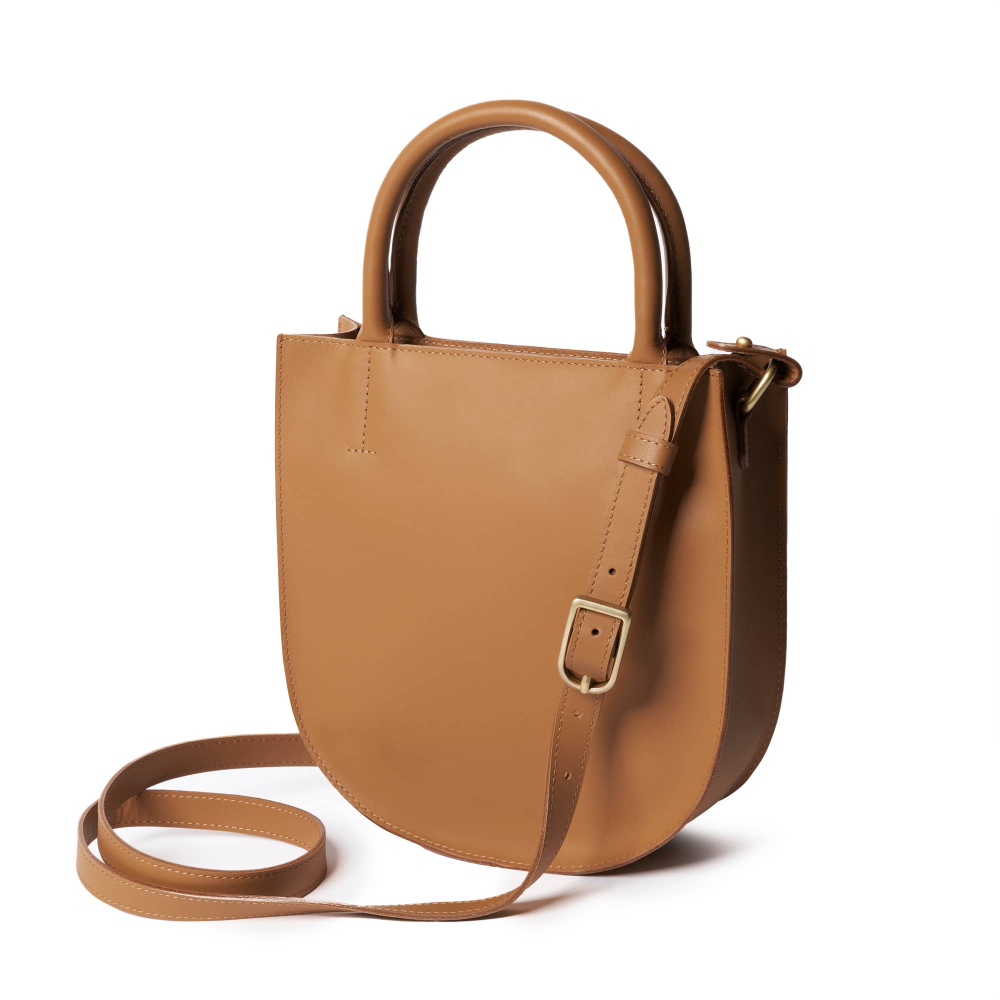 The Arc II Crossbody - Saddle