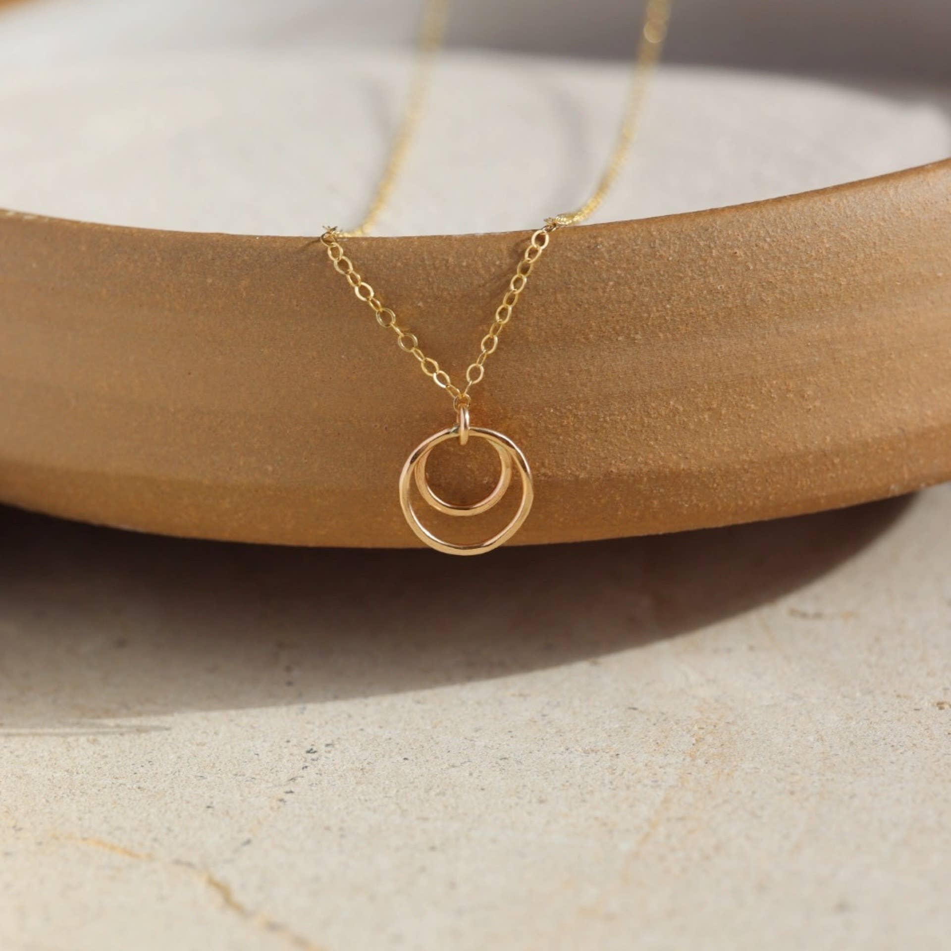 Eclipse Necklace in 14k Gold Fill